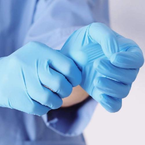 2pk Medium Basic Medical NGPF-7002 Blue Nitrile