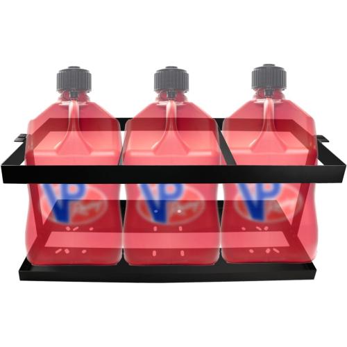 Gas Can 5 Gallon Fuel Container Holder,Fits Three 5 Gallon Gas Can,Compatible With VP Racing Fuel Jug 5.5 Gallon,VP Racing Fuel Jug,Gas Can Holder For Trailer(Holder Only)