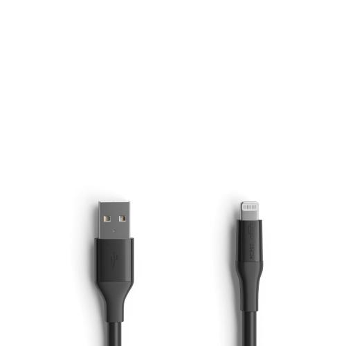Amazon Basics Apple MFi Certified USB-A to Lightning Charger Cable for iPhone iPad, Heavy-Duty Fast-Charge, 10ft, Black