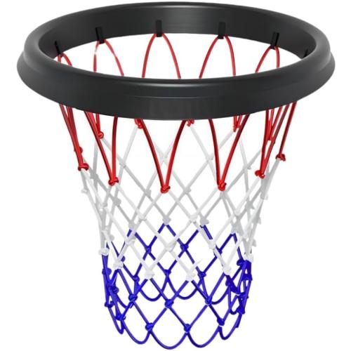 Portable Basketball Net – Easy Install Throw-and-Attach System for Rimless Hoops, Durable & Lightweight Design for Indoor/Outdoor Play