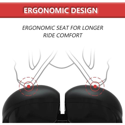 Width Adjustable Bike Seat - Comfortable Prostate Friendly Bicycle Saddle Suitable for Mountain, Road, City and Stationary Exercise Bikes
