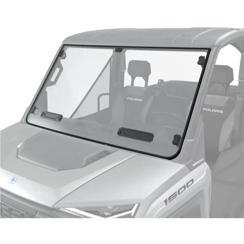 Polaris 2889089 Lock & Ride Hard Coat Poly Full Windshield - Vented Frameless