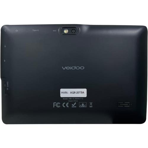 Veidoo Kids 7 Android Tablet PC, 2GB RAM, 32GB ROM, Safety Eye Protection, WiFi, Dual Camera, Games, Parental Control APP, Blue Silicone Case