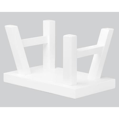 Wooden Step Stool fo Kids Handcrafted Solid Wood Stool with Chamfered Edges, 11 L x 7 H x 7.9 W - Multi-Functional Footrest, Small Step Stool with Anti-Slip Caps - Durable and Sturdy