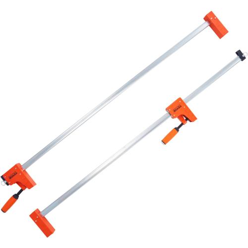 VEVOR Bar Clamps for Woodworking, 2-Pack Parallel Clamp Set, F Clamp, Even Pressure, High-strength Plastic and Carbon Steel, Wood clamps for Woodworking Metal Working