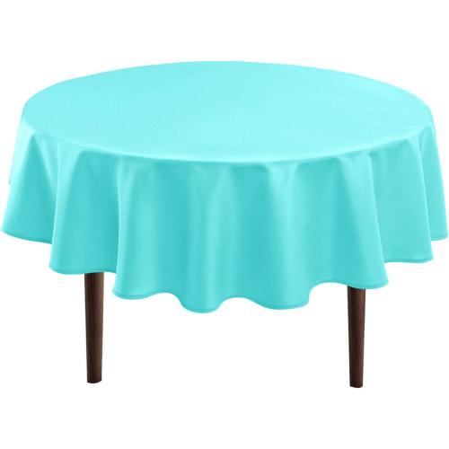 Hiasan Round Tablecloth, 40 Inch, dark blue, 1 Pack