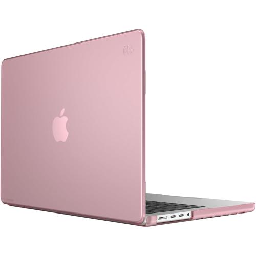 Speck SmartShell MacBook Pro 14 Case - M3 / M2 / M1 Series - Scratch Resistant Hardshell - Crystal Pink