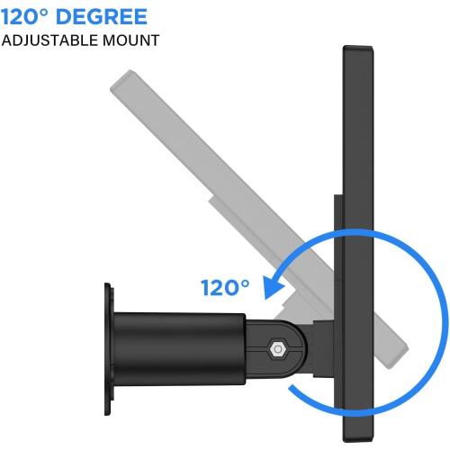 OLAIKE Solar Panel for Ring Stick Up Cam Battery/Plug-in, Waterproof Solar Charger Continuous Charging with 3.8M/12ft Waterproof Power Cable, Black