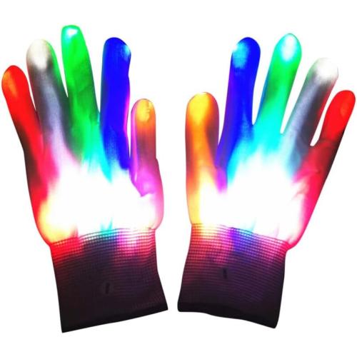 Zcargel Led Glowing Gloves Flashing Party Cosplay For Adults Children Christmas Halloween Performance Atmosphere Hand Props