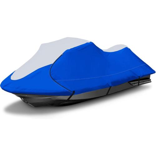 Jet Ski Cover VINPATIO 600D Trailerable Jetski Cover, Heavy Duty 100% Waterproof and UV Protection PWC Cover, Compatible with Seadoo Yamaha Kawasaki Honda Polaris Jet Ski 96-101 L