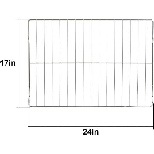 Replacement Oven Rack WB48T10063 24 x 17 Inch for GE Range - Please note the measurement dimensions（1Pack）