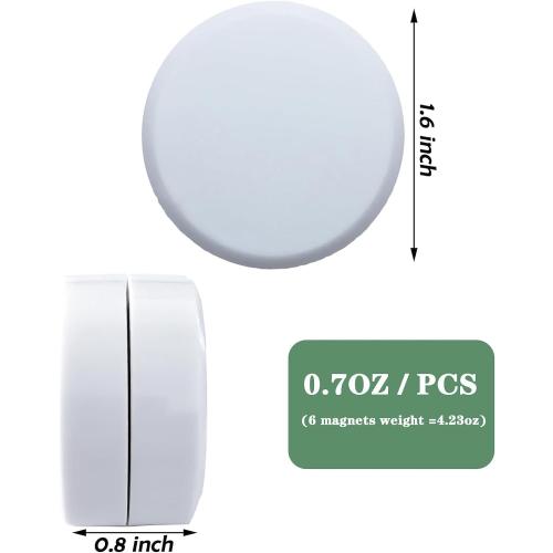 3 Sets Shower Curtain Weights Bottom, Magnetic Heavy Duty Weights Premium Shower Curtain Liner Clips Added Weight, Work for Drapery, Tablecloth, Stop Shower Curtain Blowing in, White Weights