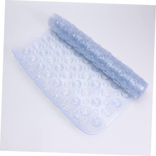 PVC Non-Slip Bath Mat 88x40cm Washable Shower Rug Suction Cups for Bathroom Safety Comfortable Foot Massage Design for Daily Use