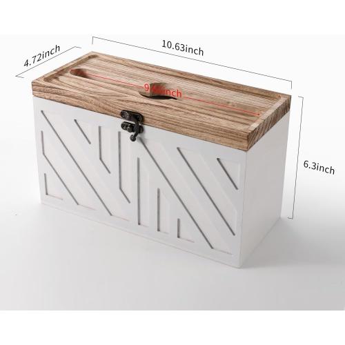 Premium Tabletop/Countertop Modern Farmhouse Style Paper Towel Dispenser - Compatible with Trifold/Multifold Paper Towels