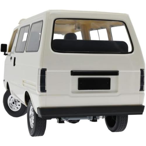 WPL D42 RC Car Van 1:10 – Off-Road RTR Remote Control Vehicle with LED Lights & Rechargeable Battery, Gift for Hobbyists (White / 1 Battery)