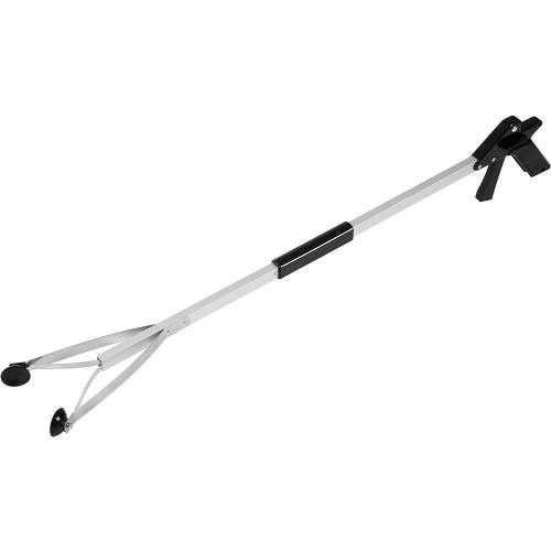 Size 80 Luxet Reacher Grabber Tool X-Long 80 Aluminum Suction Cup Jaw, Foldable Lightweight Reacher Grabber Pickup Tool, Gripper Grabbers for Elderly Grab it Reaching Tool Trash Picker Grabber (Black)