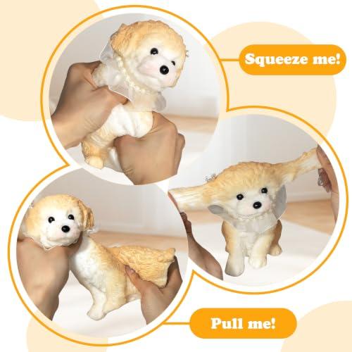 Taba Squishy Dog, Big Teddy Dogs Squishy Toys (Yellow)
