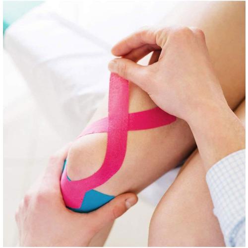 Athletic Tape Breathable Self Adhesive Bandage Wrap, 5cm x 5m/2.5cm x 5m Sports Tape for Wrist, Ankle Sprains, Swelling, Sports Injury & Protection
