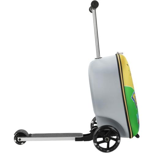 Bioworld Pokemon Character Art Scooter Youth Rolling Luggage Suitcase