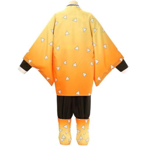 SIZE 150 Anime ZENITSU Cosplay Costume for Kids Adults Anime Outfits Costume for Halloween