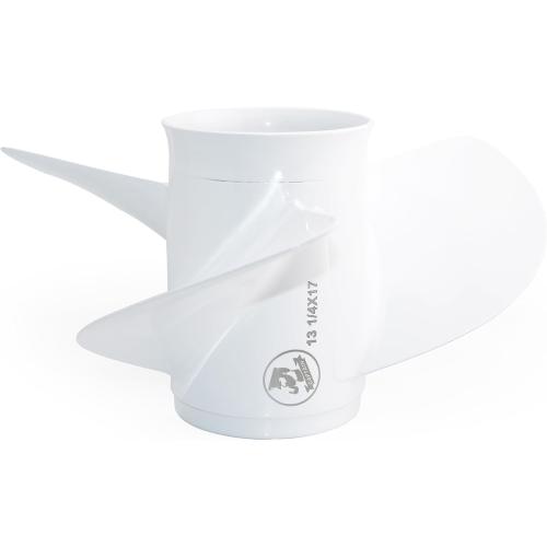 CAPTAIN Outboard Propeller fit Yamaha 115 T50 60 70 75 80 85 90 100 130 HP Engines, OEM 15 Spline Tooth Outboard Prop, RH Aluminum Propellers