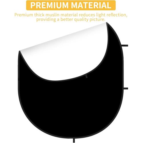 Kate Collapsible Backdrop Audition Backdrop for Headshot Photography,Video Conference,Live Streaming