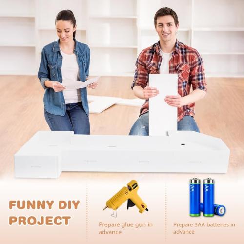 ZEELY 3FT Marquee Light Up Letters R, Big Marquee Letters for Wedding, Engagement, Graduation, Birthday Party Decorations, Marry Me Pre-Cut Foam Board Balloon Arch Kit