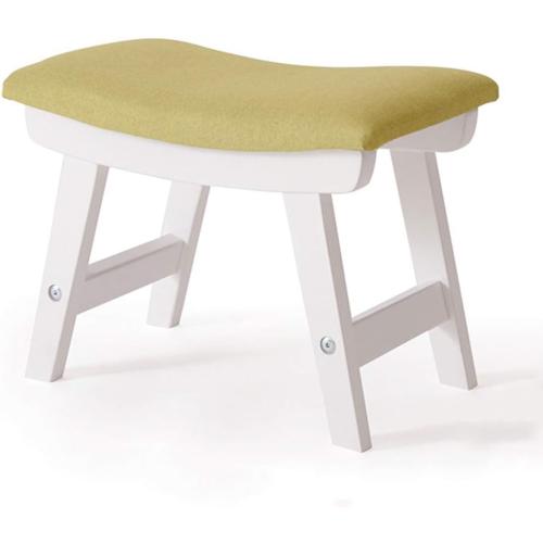 Shoe Stool Foot Stool Upholstered Footrest Wooden Retro n Dust-Proof Hallway Stand Chair Bench Line