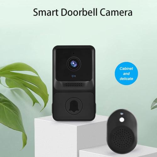 Video Doorbell Wireless 1080P High Resolution Visual Smart Security Doorbell Camera Wireless Video Doorbell with IR Night Vision 2-Way Audio Real-Time Monitoring