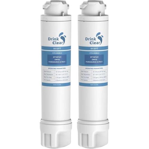 Compatible with Frigidaire EPTWFU01, Pure Source Ultra II, EWF02, Pack of 2