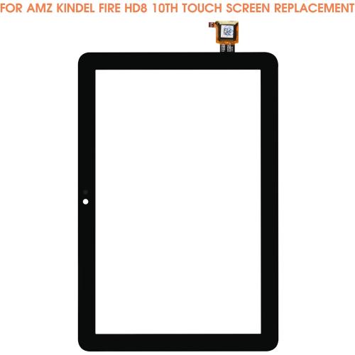 for Amazon Fire HD 8 Plus (2020, 10th Gen) Touch Screen Replacement - for Kindle Fire HD8 / HD8 Plus 10th Generation 2020 K72LL3 K72LL4 Digitizer Panel with Tools (Not LCD Display)