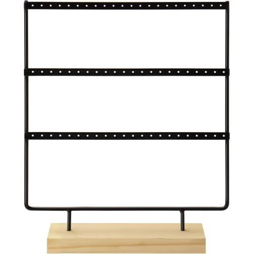 Earring Organizer Stand, Earring Holder Display Stand for Vendors(3 Tiers & 66 Holes)