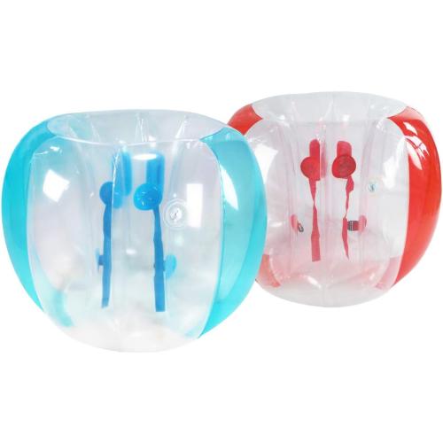 SUNSHINE-MALL 48 inch 2 pcs Bumper Sumo Ball for Adults,Kids, Inflatable Bounce Body Zorb Ball for Outdoor Team Gaming Play for 6 Ages  (red Blue)