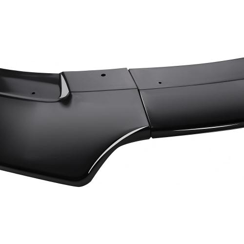 MotorFansClub 3pcs Front Bumper Lip Splitter Fit for Honda Civic 2016 2017 2018 Trim Protection Splitter Spoiler, Glossy Black