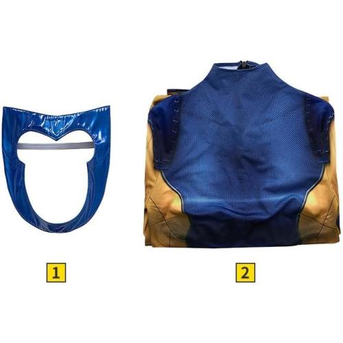 Size M.....Jean Grey Summers Costume 2Pcs Bodysuit and Mask Superhero Phoenix Cosplay Jumpsuit Halloween Outfit for Adult