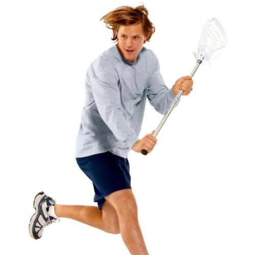 Small - Champion 5.2 oz. Long-Sleeve Tagless T-Shirt CC8C Red Small