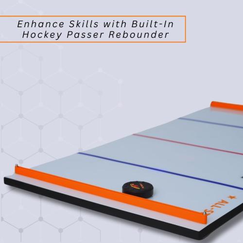Potent Mini Dangler Smart Hockey Trainer – Beginner-Friendly Stickhandling System with Sensor Puck, Dynamic Drill Modes & Wireless Connectivity – Easy Setup Hockey Training Aid with Synthetic Ice Pads