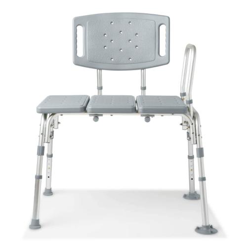 Medline Tub Transfer Bench with Anti-Slip Suction Feet, Lightweight for Easy Movement, for Use as a Shower Bench or Bath Seat