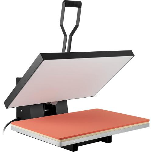 VEVOR Heat Press 1700W Power Heat Press Machine, Fast Heating, High Pressure Heat Press Machine for T-Shirt, Digital Industrial Sublimation Printer for Heat Transfer Vinyl, Easy to Use, Black