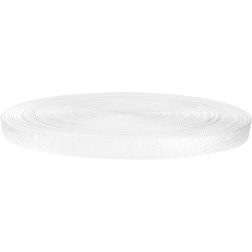 QWORK 1 Inch x 50 Yards Heavyweight Polypropylene Webbing, White - Heavy Duty Poly Strapping for Boating, Crafting, Outdoor DIY Gear Repair,