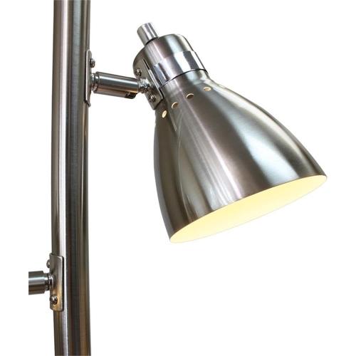 Simple Designs LF2007-BSN Metal 3 Light Tree Floor Lamp, Brushed Nickel