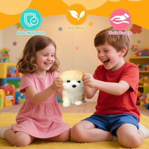 Taba Squishy Dog, Big Teddy Dogs Squishy Toys (Yellow)