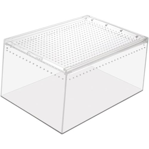ORFOFE Climbing Pet Box Reptile Supply Snake Cage Ventilation Acrylic Reptile Feeding Box