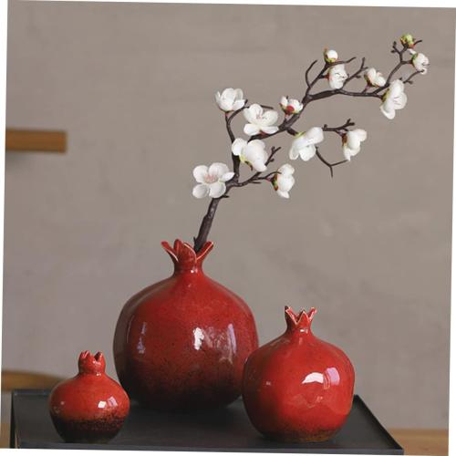 Desktop Pomegranate Flower Vase Elegant Dried Flower Container for Home Decor Unique Ornament for Events and Everyday Use for Bouquets and Table Centerpieces