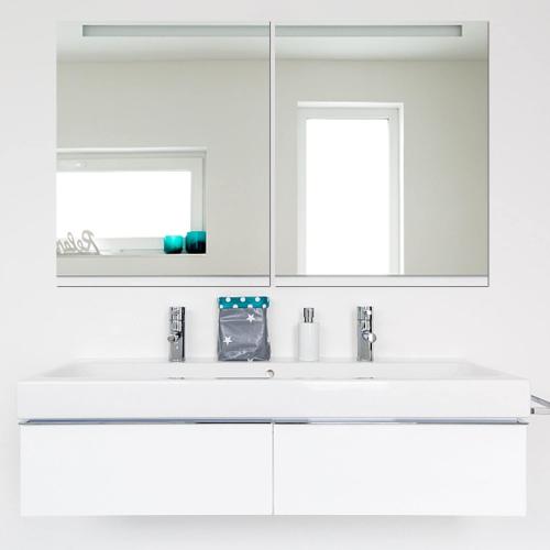 DARENYI A2 Acrylic Mirror Sheet for Wall, 16.5 x 23.2 Large Rectangular Mirror Tiles Frameless Wall Mounted Mirror Self-Adhesive Mirror Stickers for Vanity Bedroom Home Decor