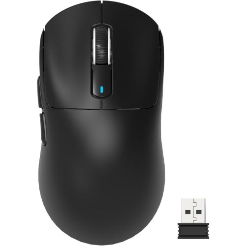 ATTACK SHARK X3 Lightweight Wireless Gaming Mouse with Tri-Mode 2.4G/USB-C Wired/Bluetooth,Up to 26K DPI, PAW3395 Optical Sensor,Kailh GM8.0 Switch,5 programmable Buttons for PC/Win/Mac(Black)