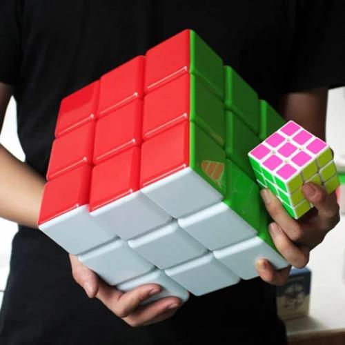 3x3 Super Big Speed Cube, Stickerless Large Cube 3x3 Puzzle Toys (18cm)