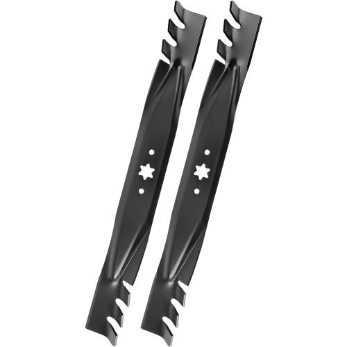 942-04308-X Mower Blades Fit for Cub Cad et Troy Bilt MTD Craftsman 42 Deck, 742-0616A Gator Mulching Blades Fit for 42 Riding Tractor Zero Turn Mower, 2 Pack