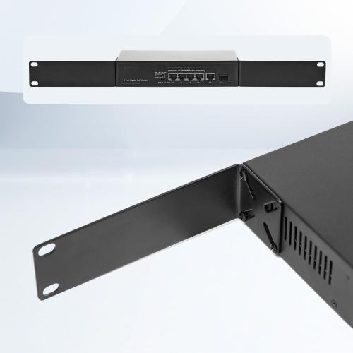 Rack Mount Kit for 7.9 inch Switches, Adjustable Rack Ears for Netgear, Cisco, D-Link, TRENDnet and HP Products, Mount 7.9 Wide to 19 Equipment, Adjustable Hole Distance 14-30mm