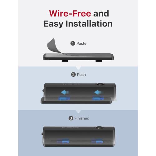 X-Sense Smart Mailbox Alarm, Wireless Long Range Mailbox Alert, Mailbox Sensor with SBS50 Base Station for Delivered Mail, SMA11